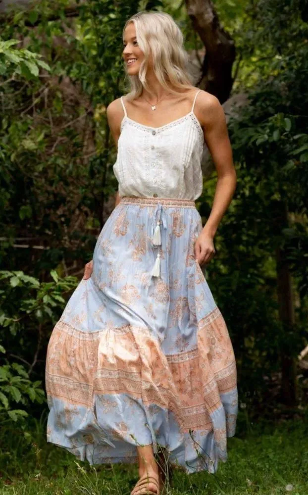 204172-27 Iris Maxi Long Skirt