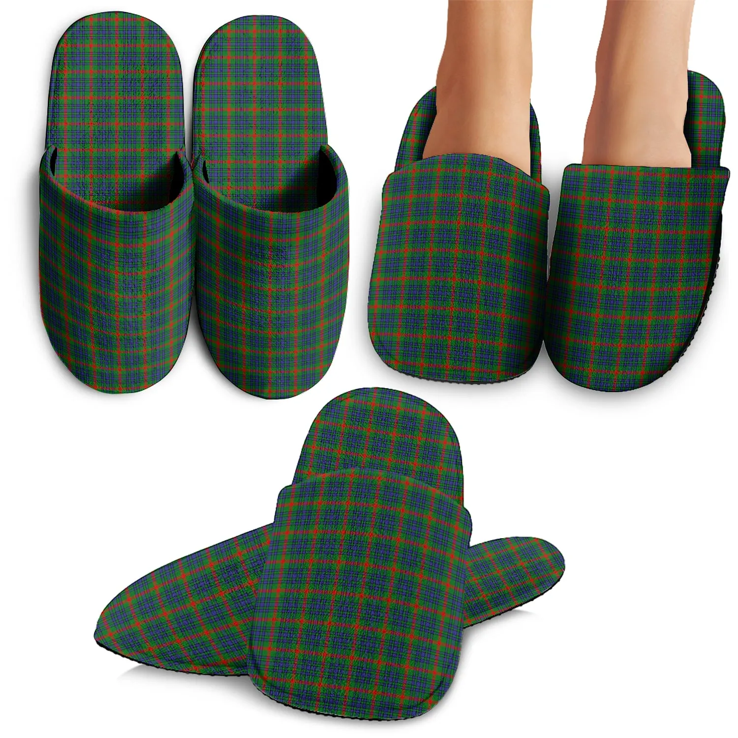 Aiton Tartan Home Slippers