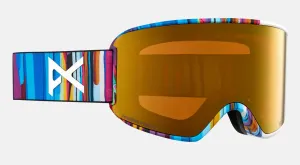 Anon WM3 Goggles & MFI Face Mask & Spare Lens 2024 Feelgood / Perceive Sun Bronze Lens