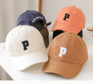 Baby Solid Color Embroidered Design Fashion Sunshade Baseball Hats by MyKids-USA™