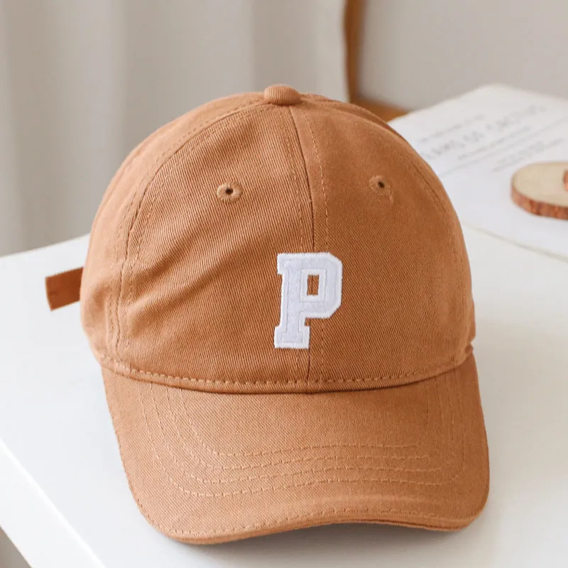 Baby Solid Color Embroidered Design Fashion Sunshade Baseball Hats by MyKids-USA™