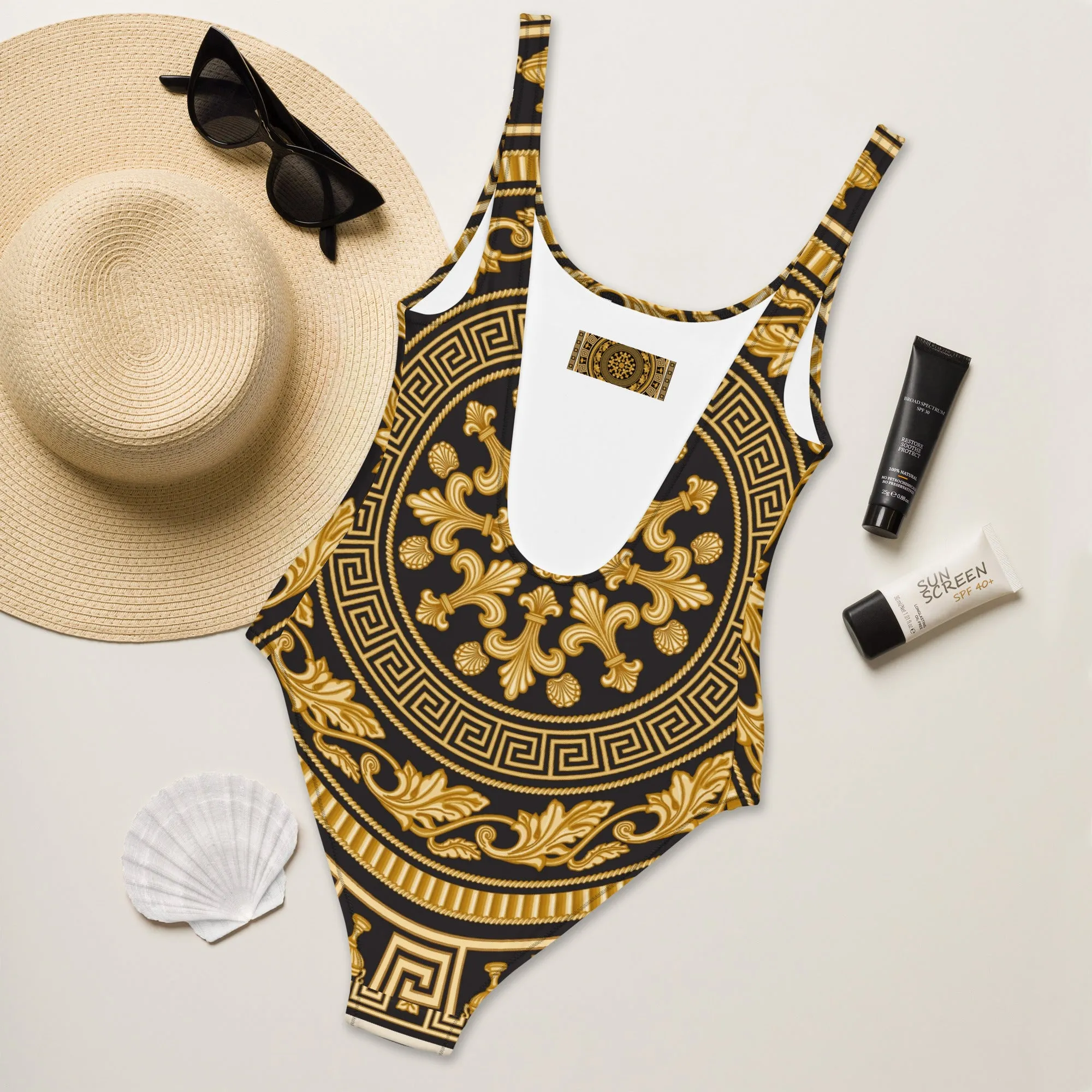 Baroque One-Piece Swimsuit