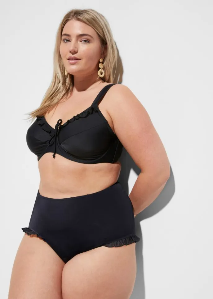 Bikini top minimizer with underwire Bpc Selection, black
