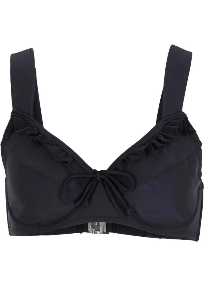 Bikini top minimizer with underwire Bpc Selection, black
