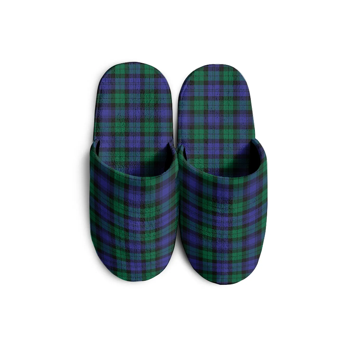 Black Watch Modern Tartan Home Slippers