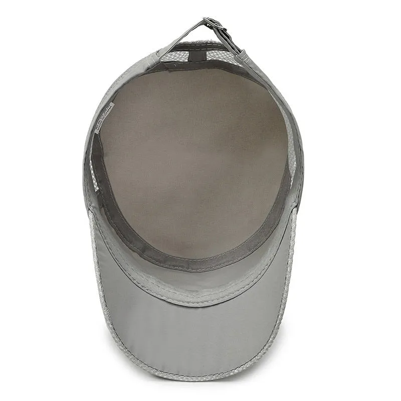 Breathable Men's Military Hats Women's Sunshade Flat Top Snapback Male Summer Cap Mesh Army Sun Baseball Caps Outdoor