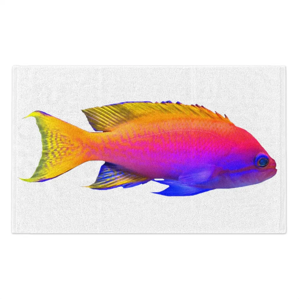 Colored Fish Rally Towel, 11x18
