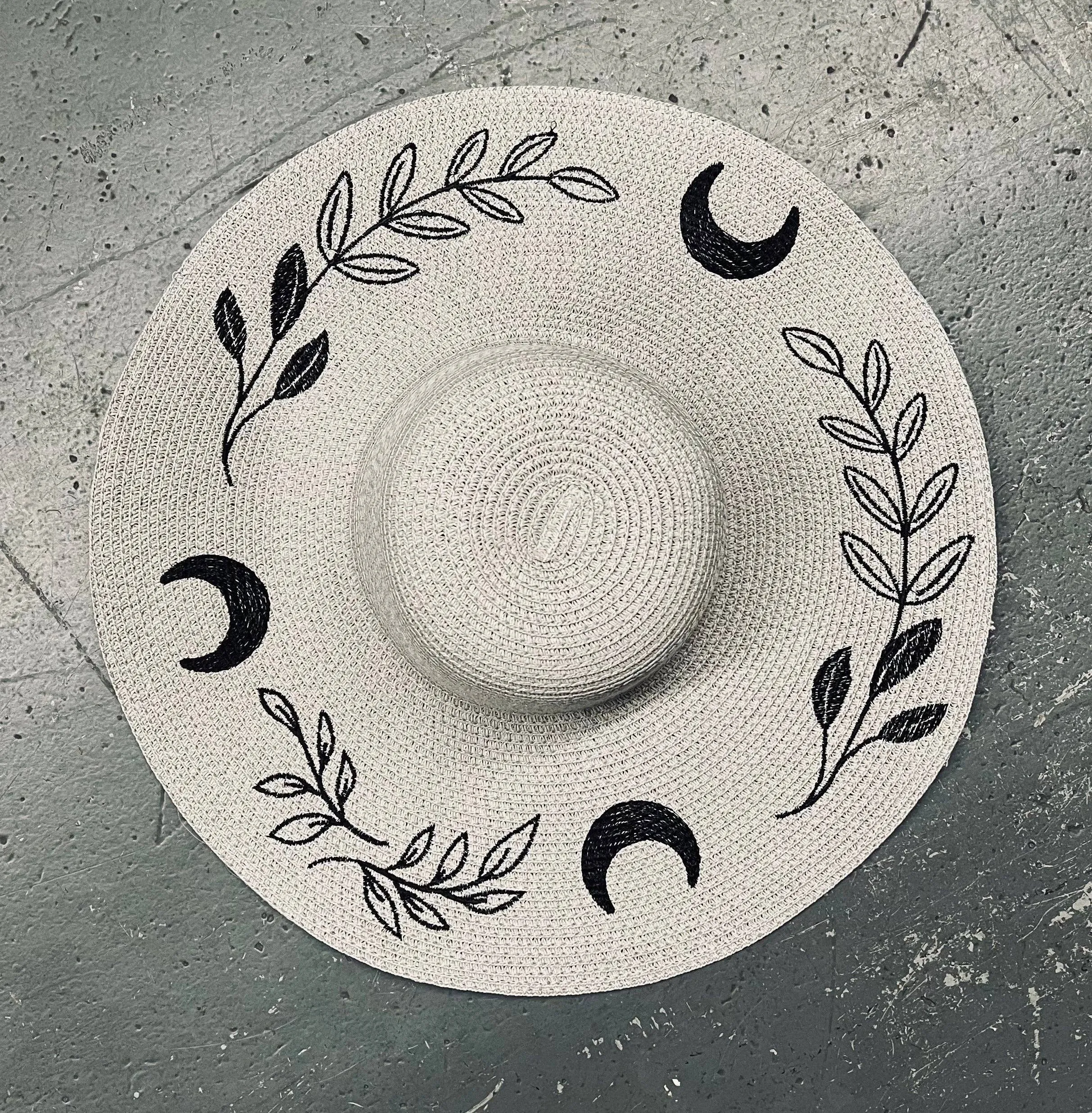 Floppy Sun Hat Grey Fern Moon