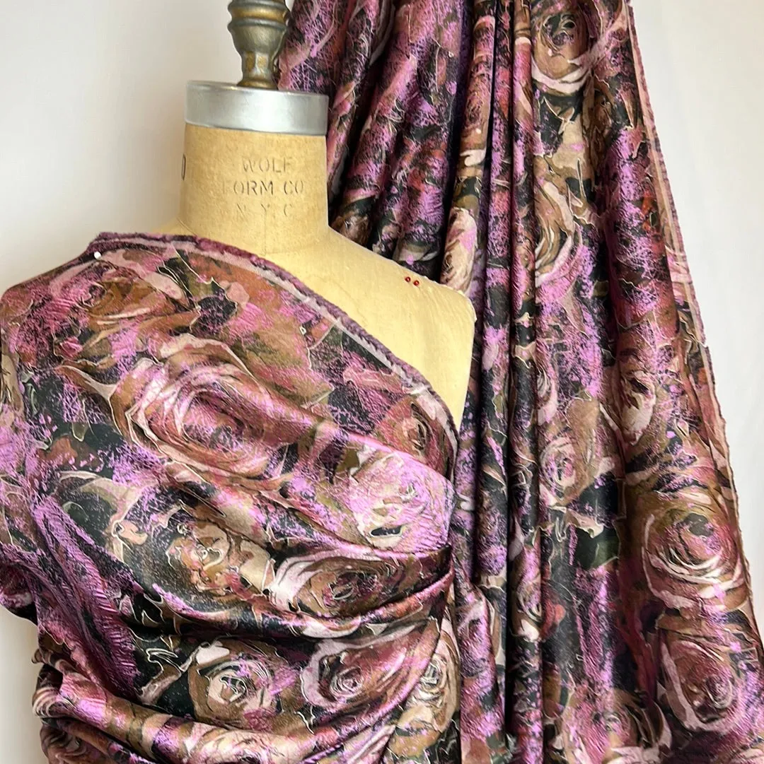 Forest Rose Lightweight Brocade
