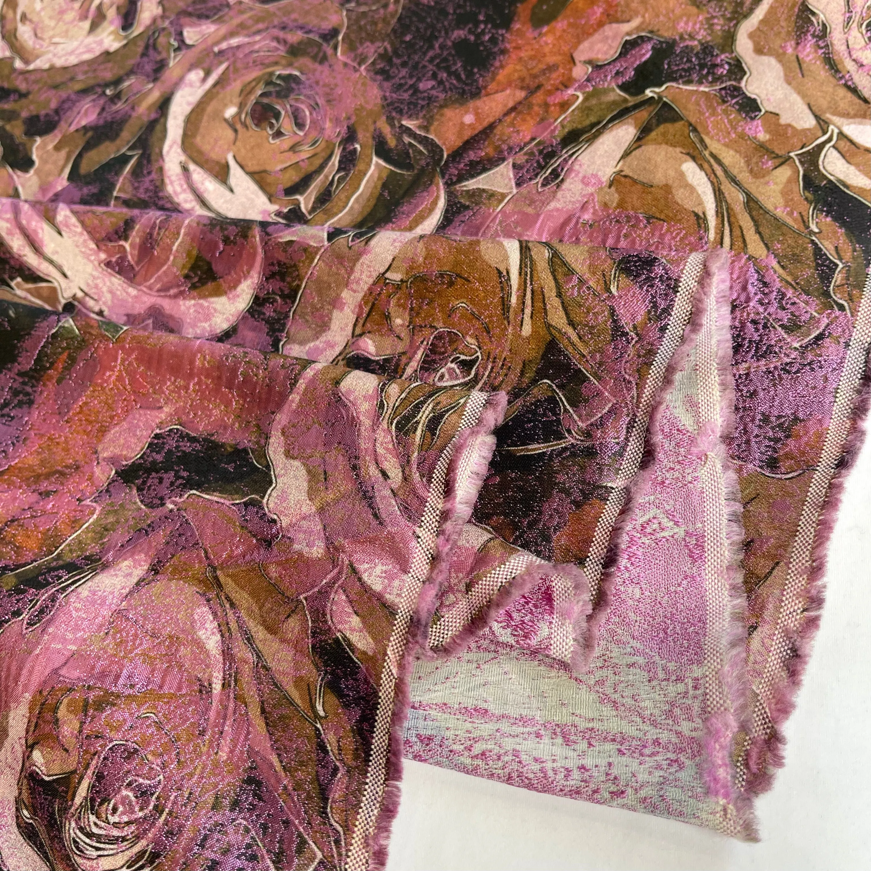 Forest Rose Lightweight Brocade