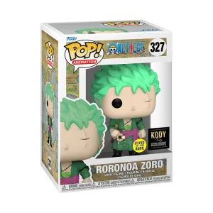 FUNKO POP! ANIMATION Roronoa Zoro #327 Glow Kody Exclusive
