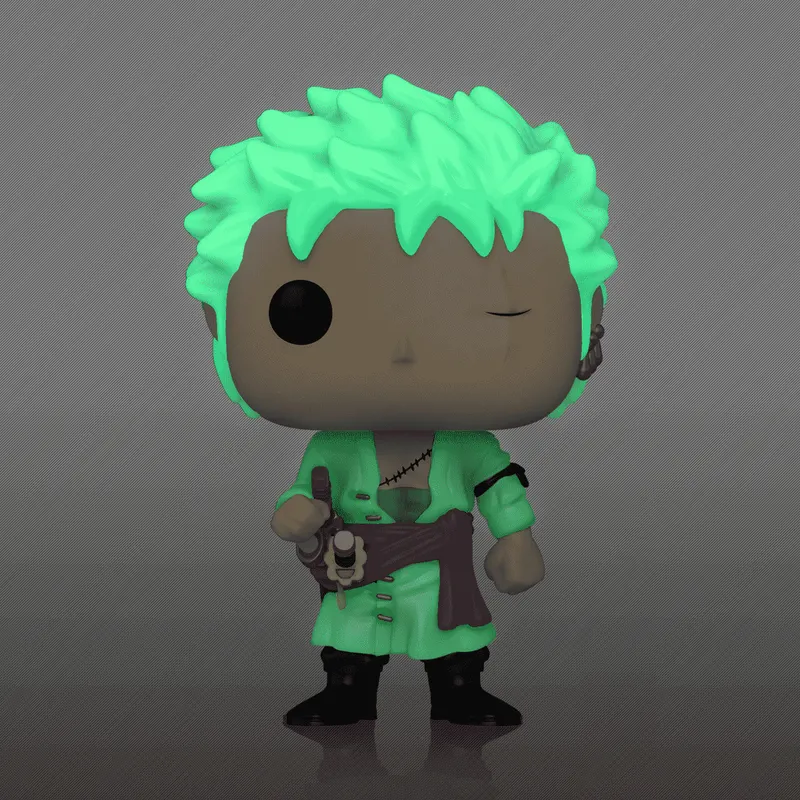 FUNKO POP! ANIMATION Roronoa Zoro #327 Glow Kody Exclusive