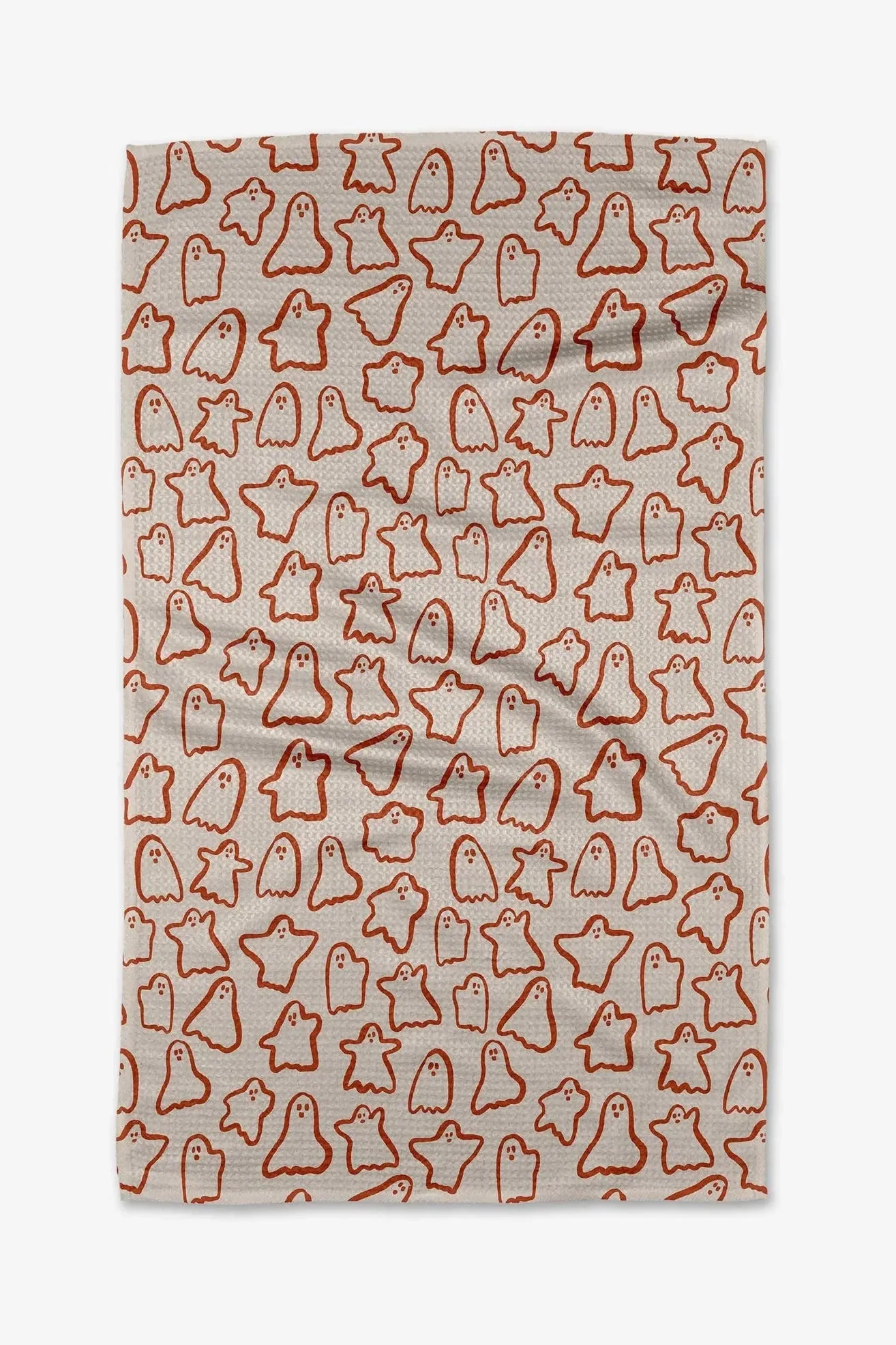 Geometry Cute Ghost Tea Towel