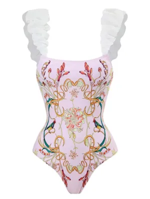 GFIT® One Piece Swimwear With Beach Long Cover-Ups Skirts