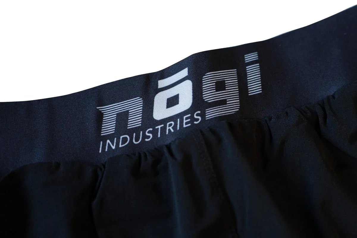 Ghost 5" Inseam Premium Lined Grappling Shorts - Obsidian Black