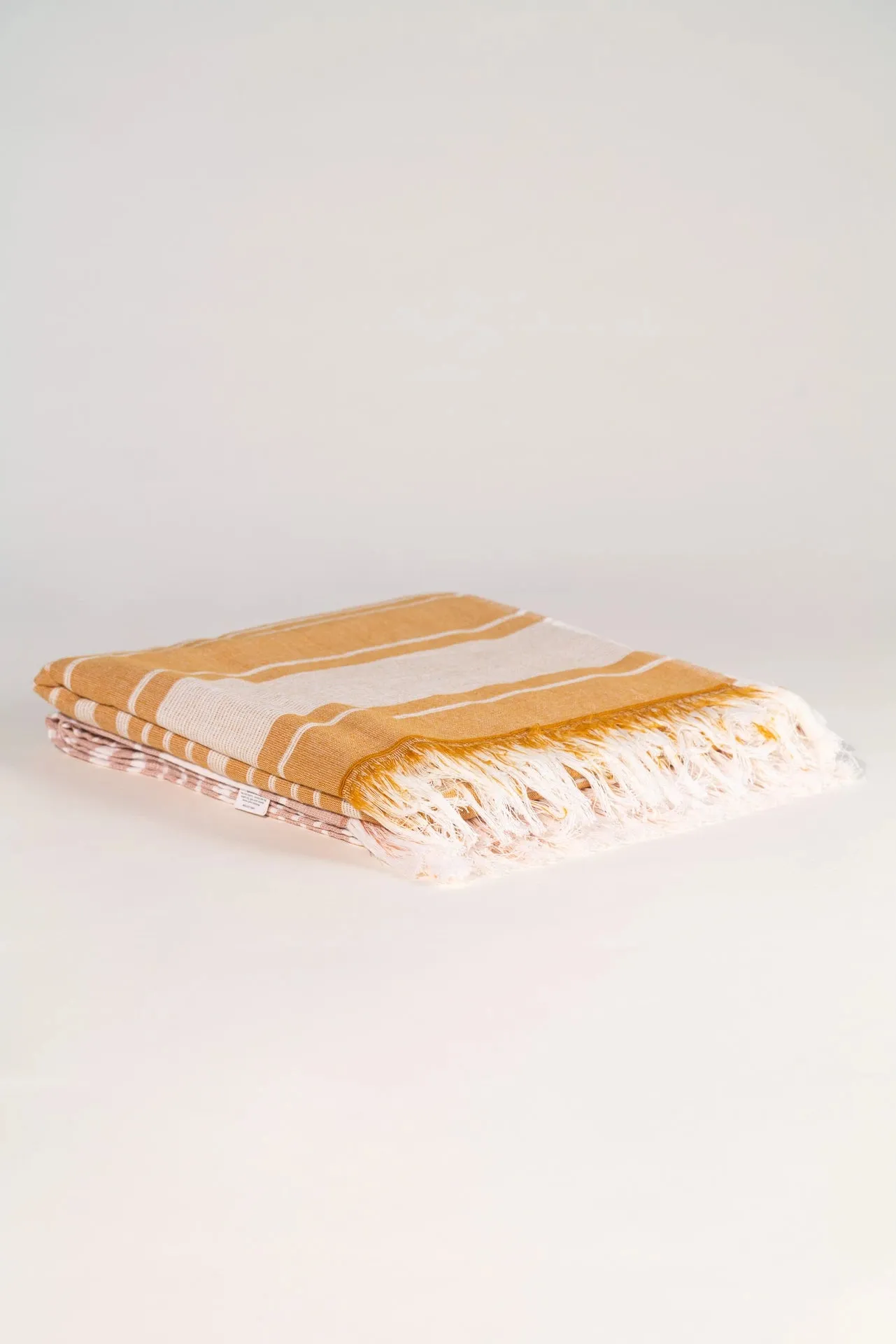 Hamam Towel – Double Sided with Terry fabric – Gold