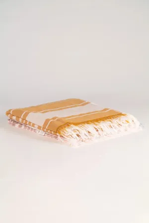 Hamam Towel – Double Sided with Terry fabric – Gold