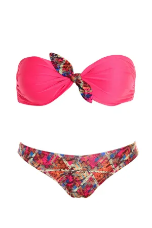 LEGO Fuchsia Strapless Bikini