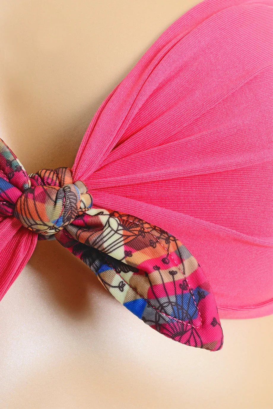 LEGO Fuchsia Strapless Bikini
