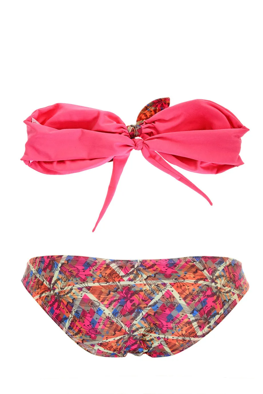 LEGO Fuchsia Strapless Bikini
