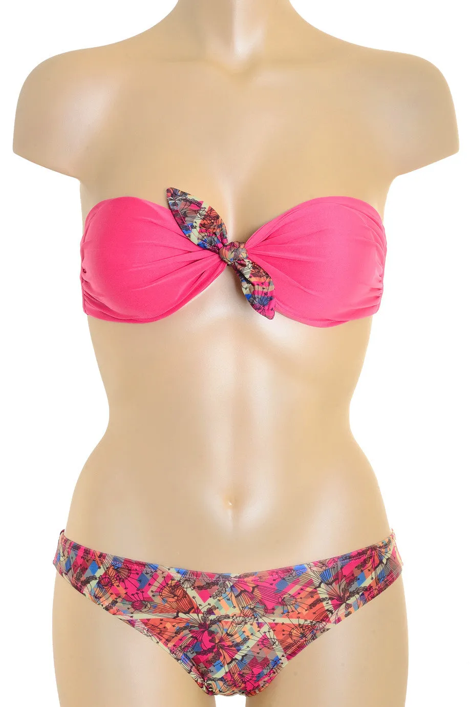 LEGO Fuchsia Strapless Bikini