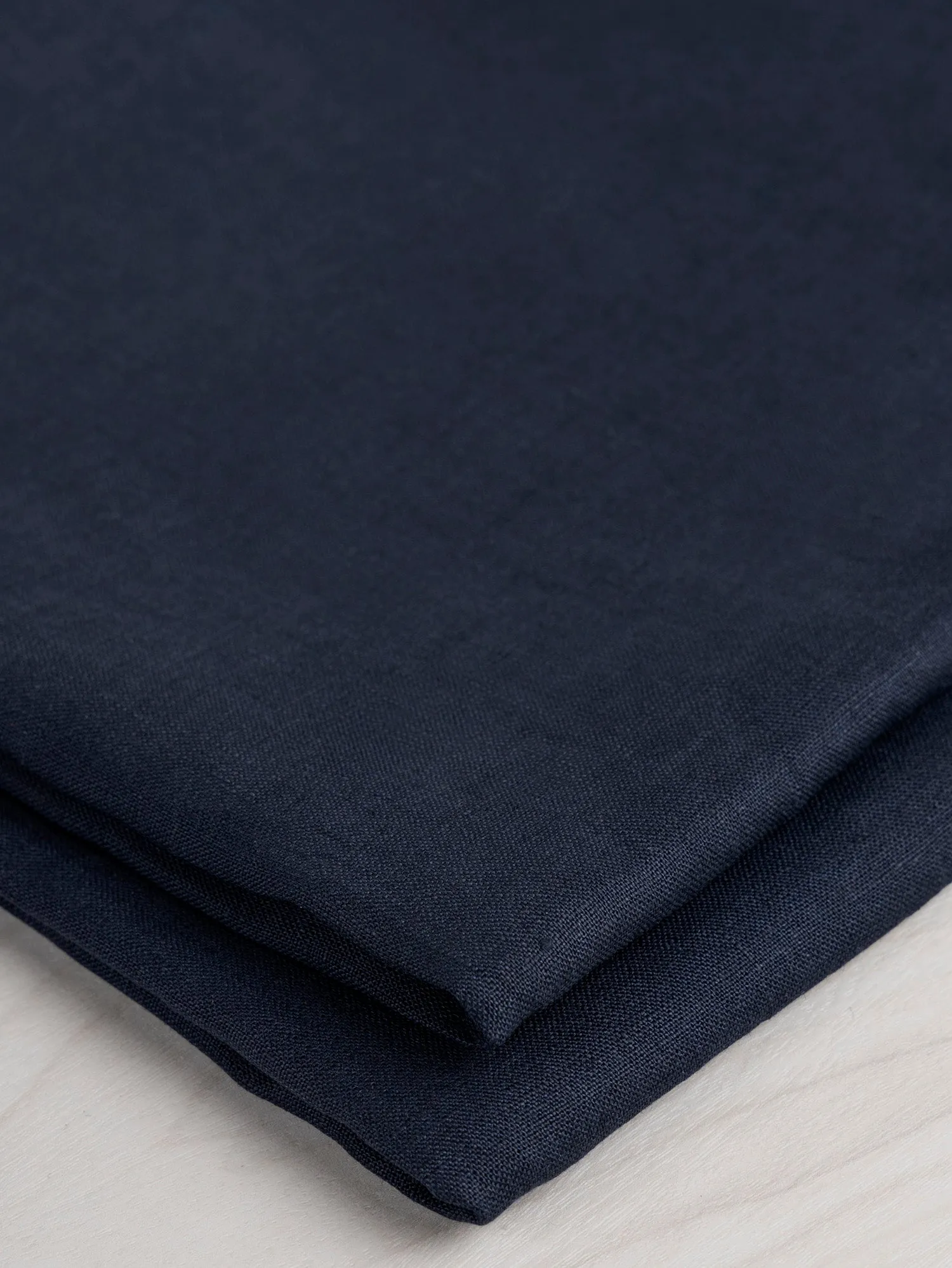 Lightweight European Linen - Dark Navy