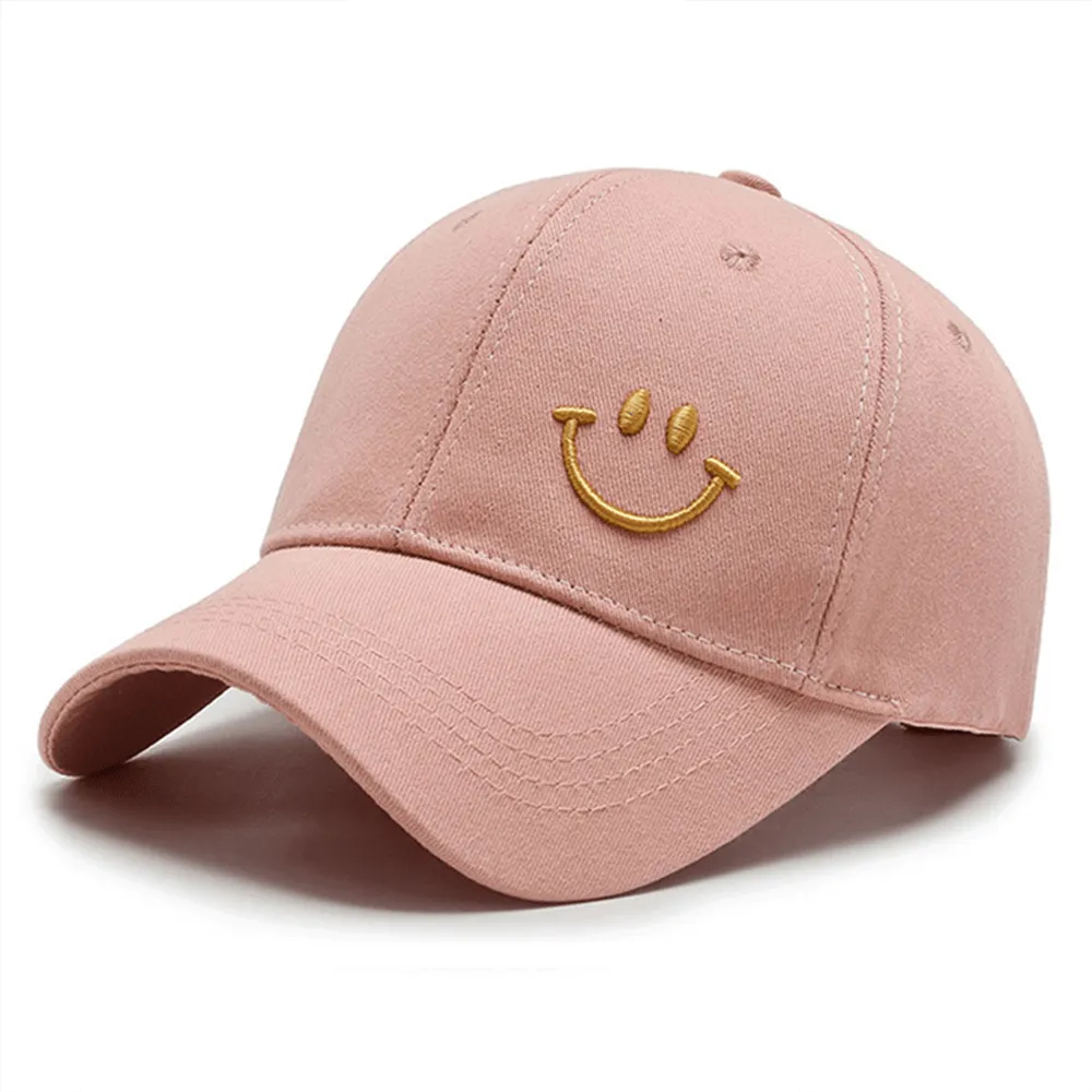 Men's and Women's Sunscreen Baseball Cap with Smile Print - SF0819
