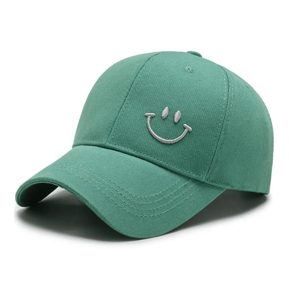 Men's and Women's Sunscreen Baseball Cap with Smile Print - SF0819