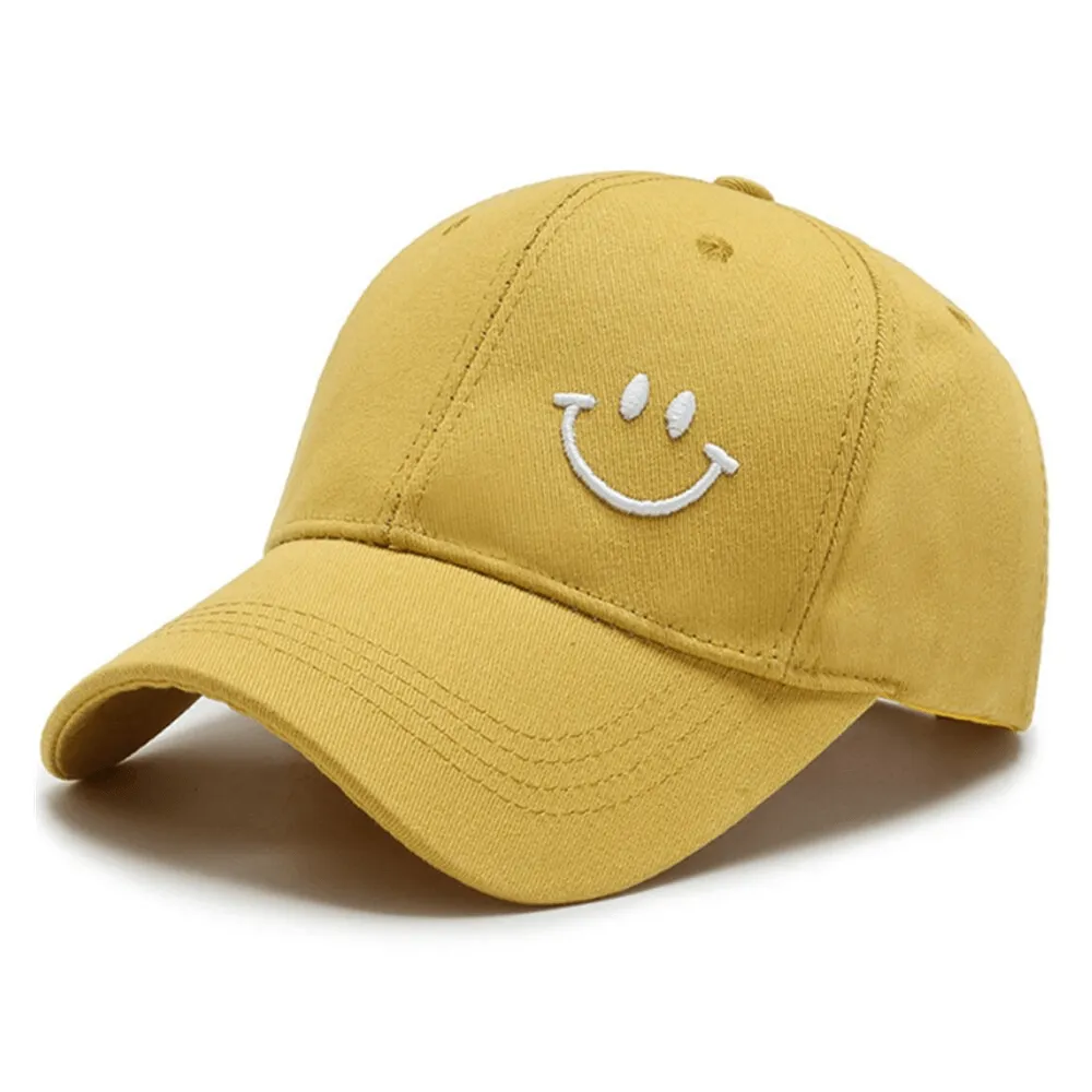 Men's and Women's Sunscreen Baseball Cap with Smile Print - SF0819