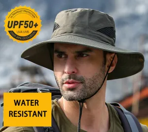 Men's summer outdoor mountaineering hat fishing breathable ultraviolet sunshade hats