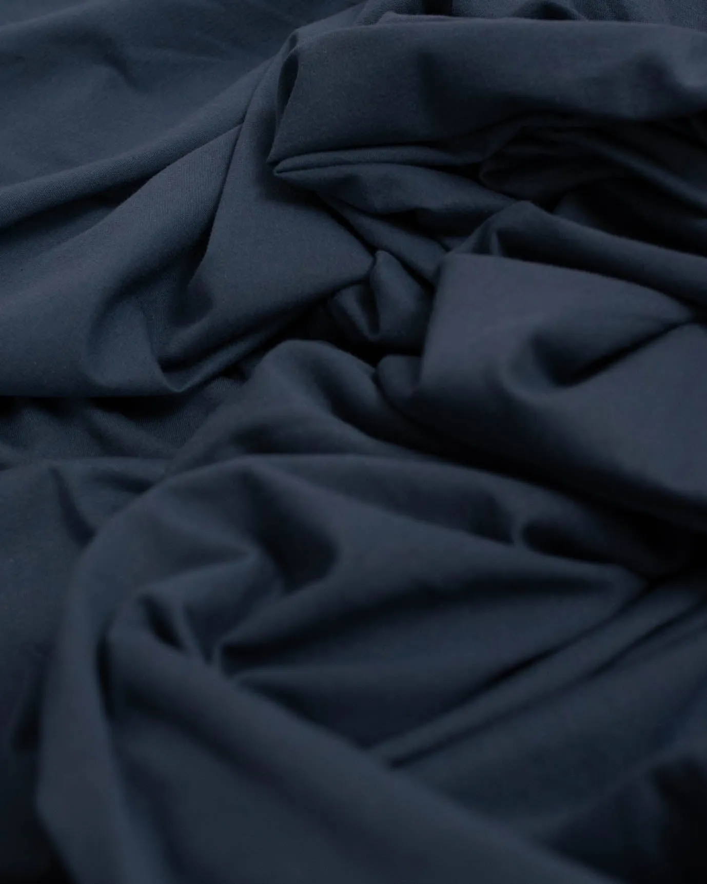 Midnight Blue Organic Cotton Jersey