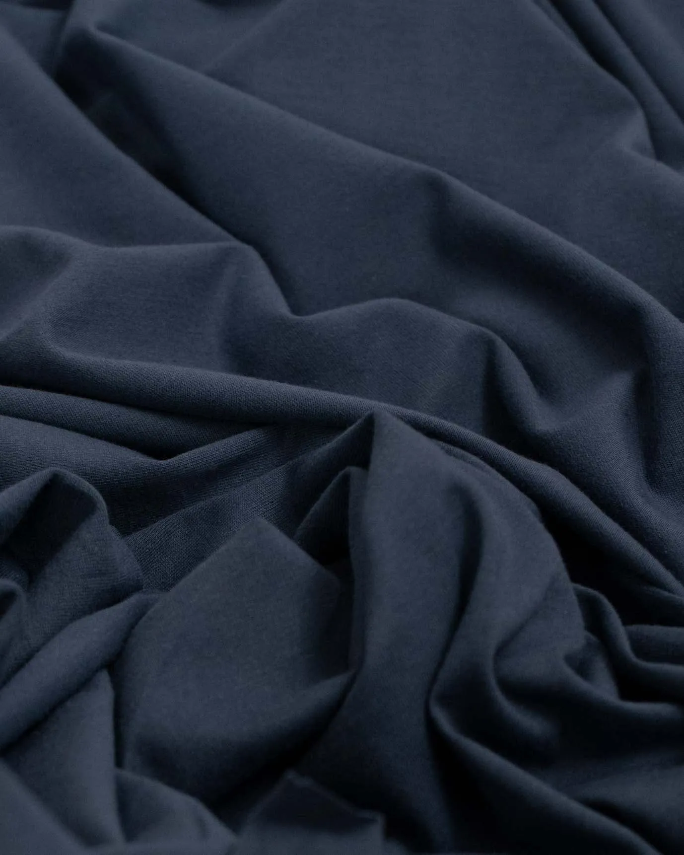 Midnight Blue Organic Cotton Jersey