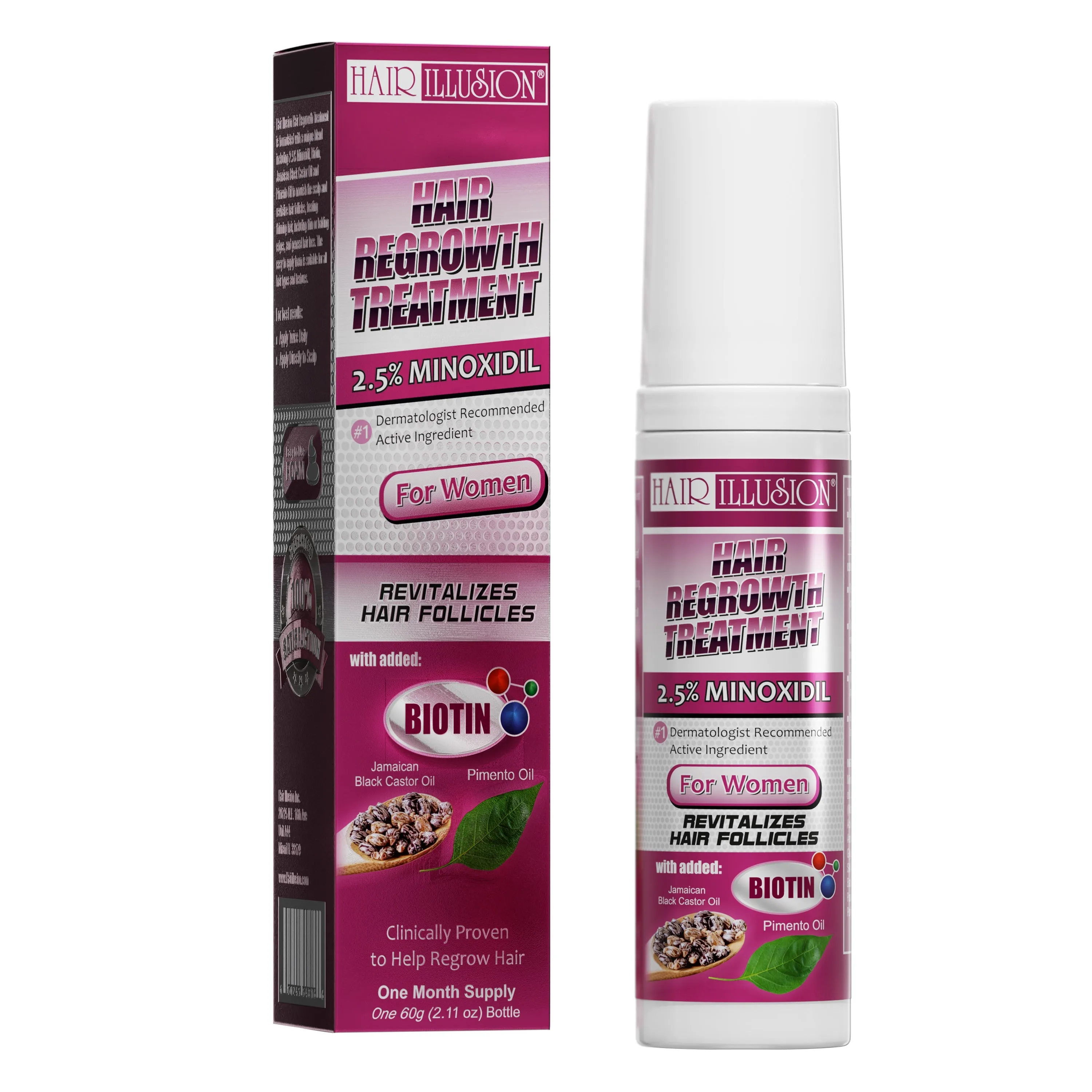 Minoxidil (Rogaine) 2.5% Women's Hair Regrowth Foam (Pack of 3)
