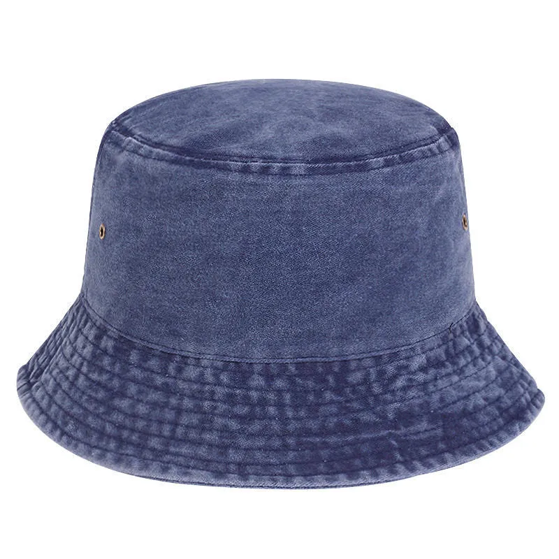 NEWBLOM Cowboy Fisherman Hat Female Japanese Sunshade Bucket Hat