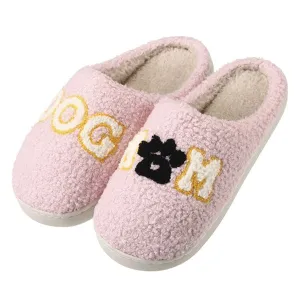 Paw Dog Mom Cozy Fluffy Slipper