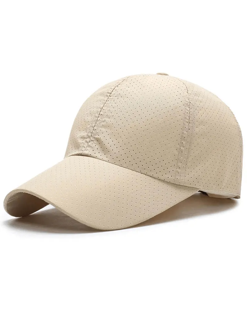 Perforated Baseball Cap - Breathable Design - SF2236