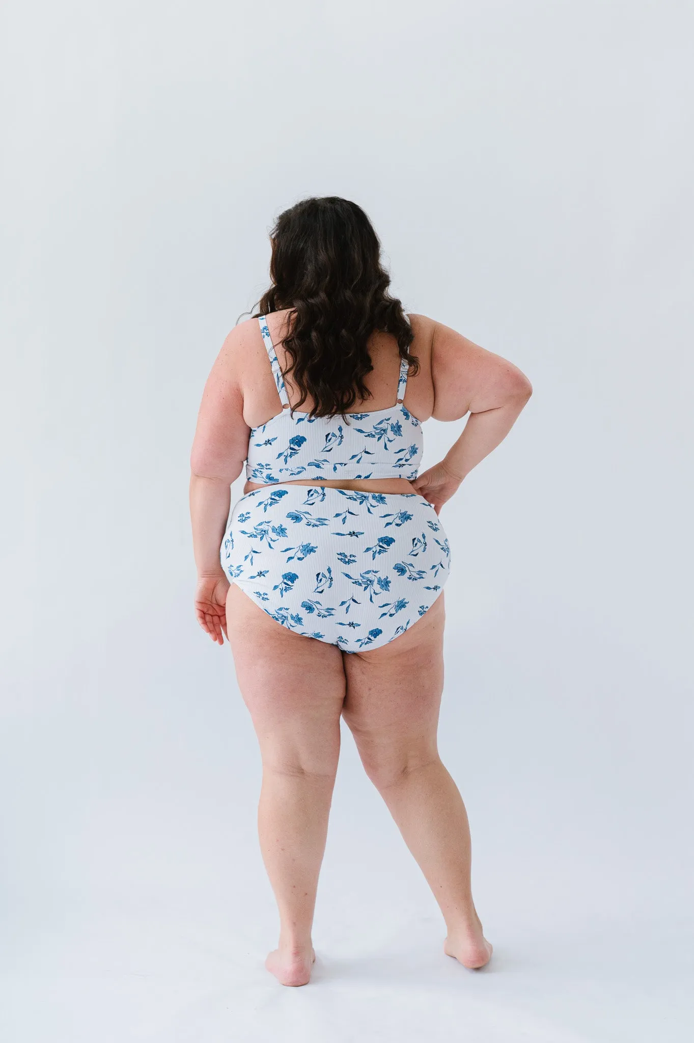 Salty Air Top | Ocean Blue Floral