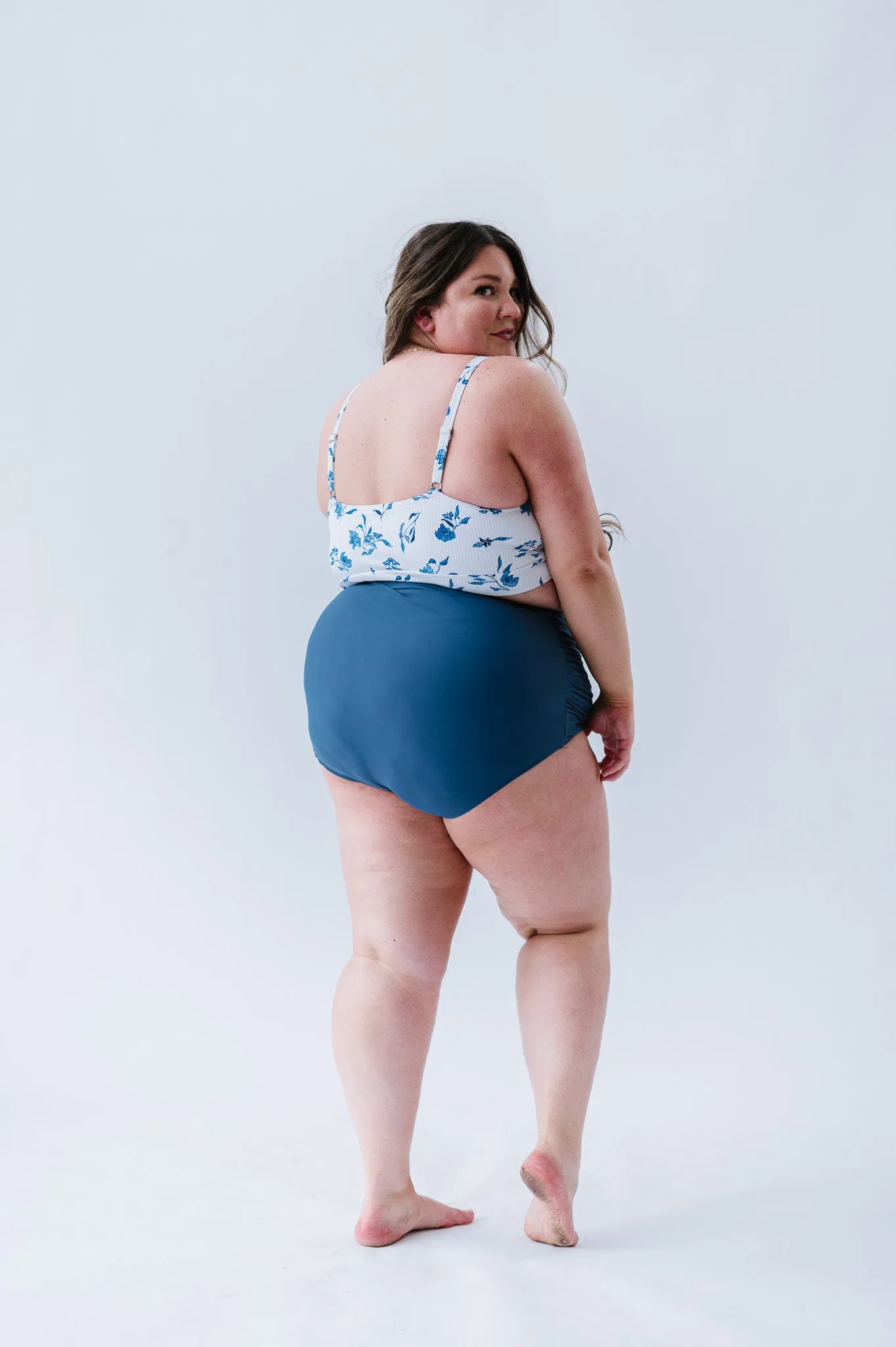 Salty Air Top | Ocean Blue Floral