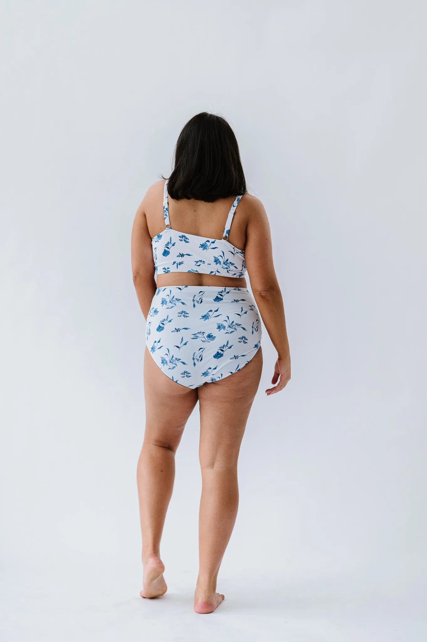 Salty Air Top | Ocean Blue Floral