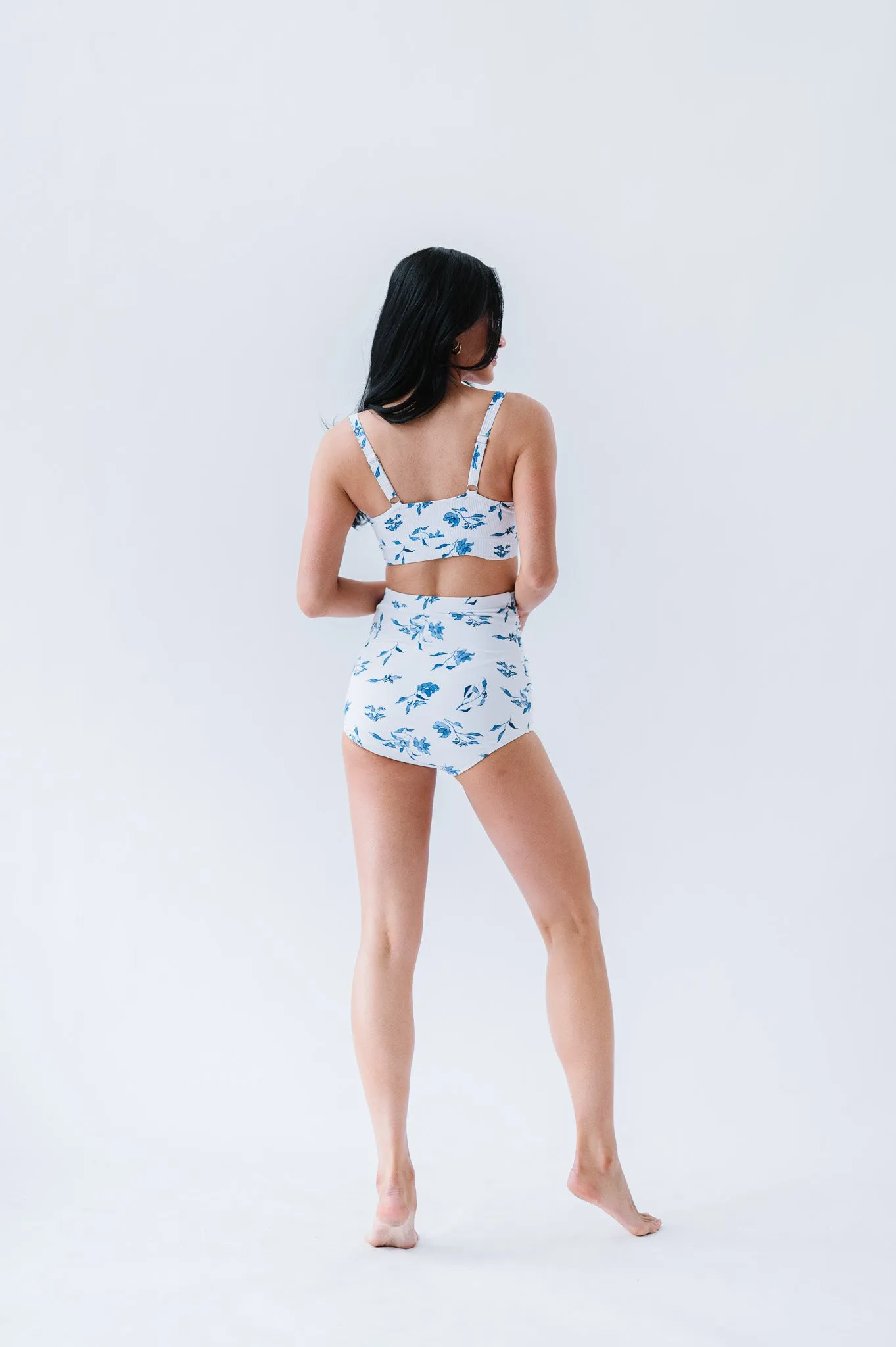 Salty Air Top | Ocean Blue Floral
