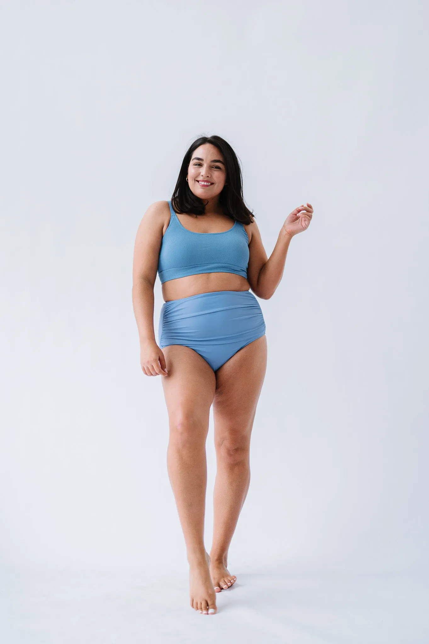 Salty Air Top | Surface Blue