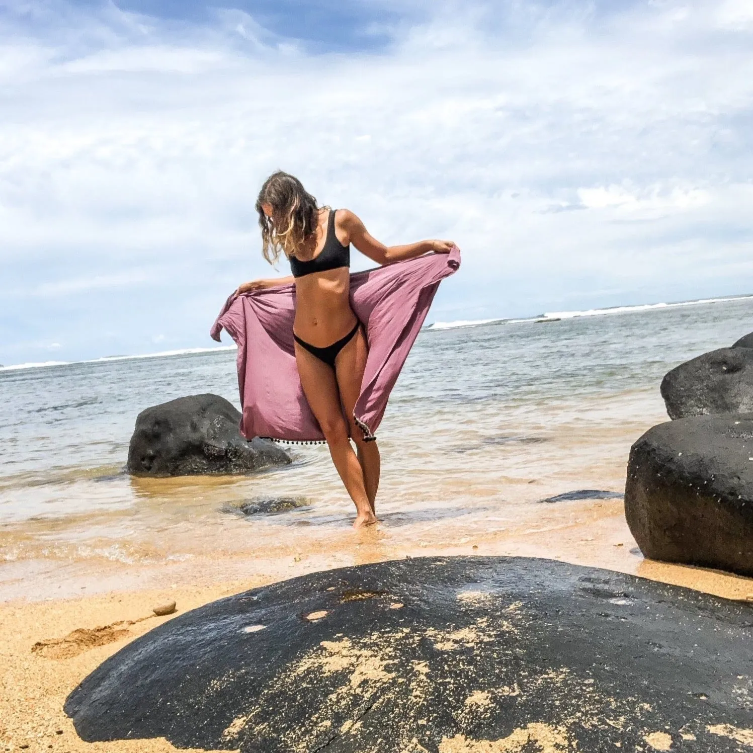 Sarong with pocket