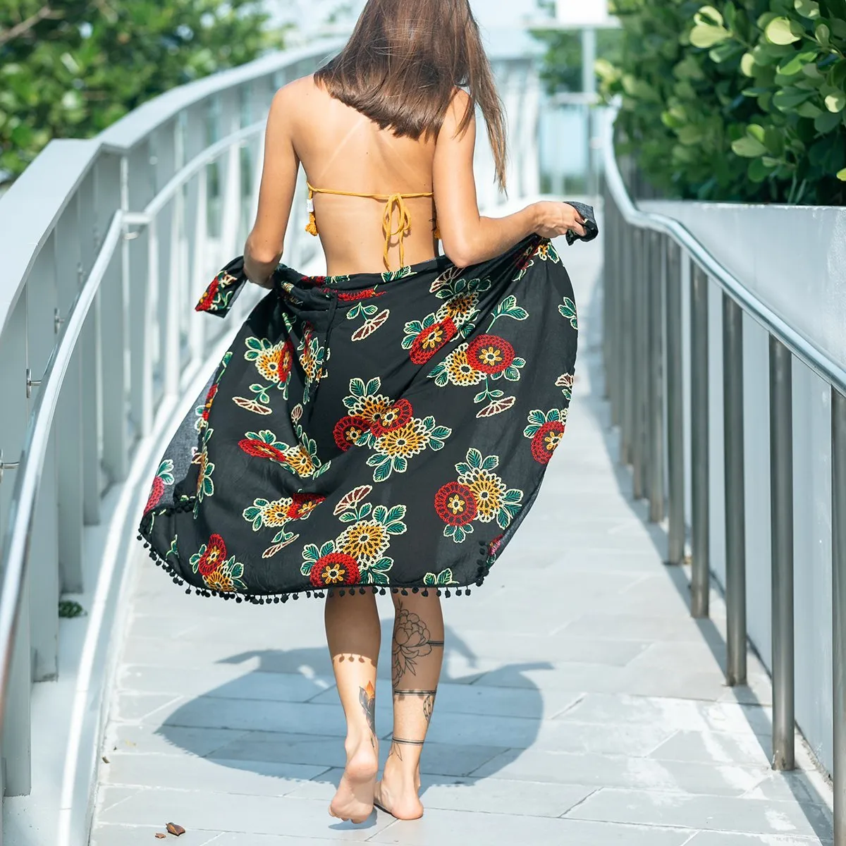 Sarong with pocket