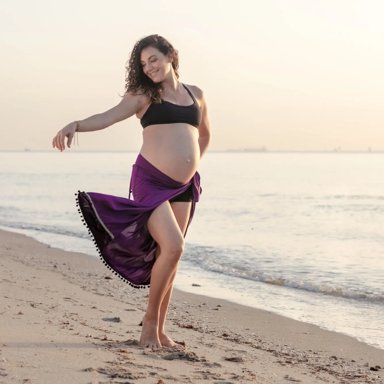 Sarong with pocket