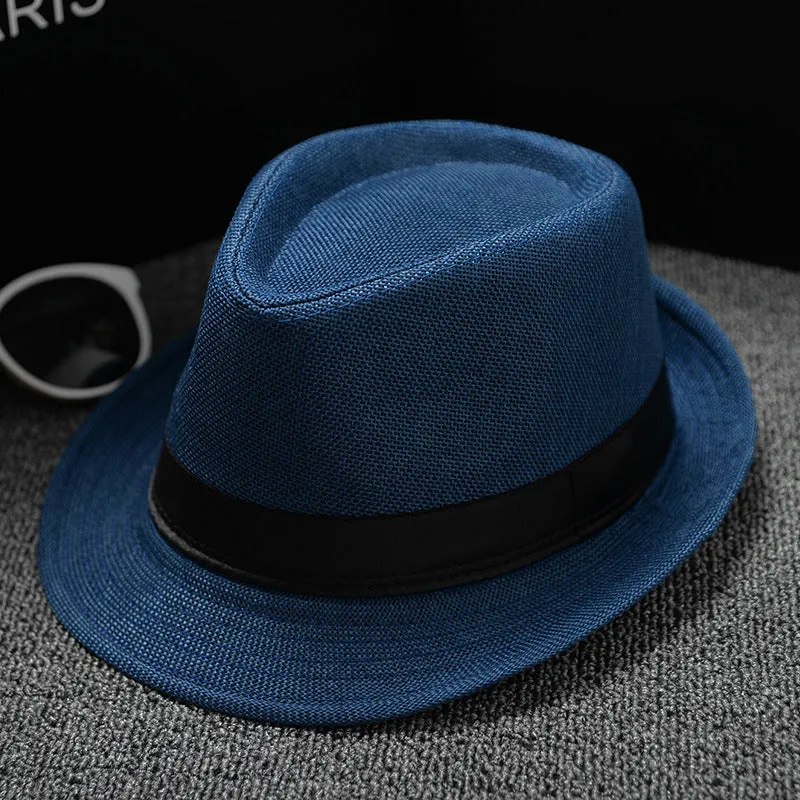Solid color small hat jazz hat