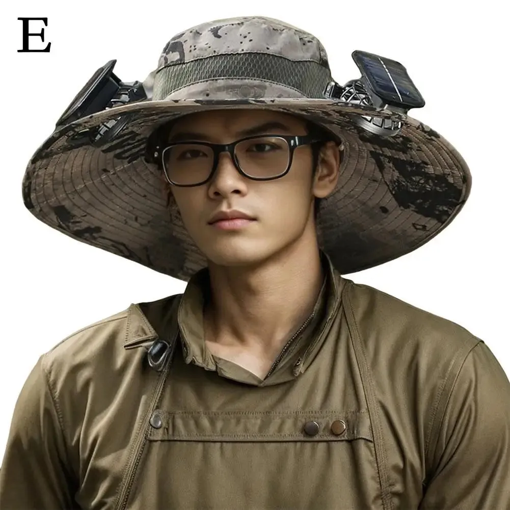 Sunshade Fan Hat Solar Charging