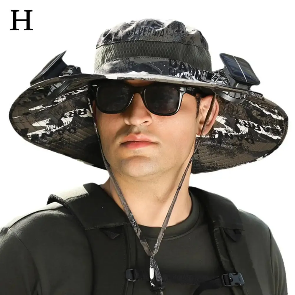 Sunshade Fan Hat Solar Charging