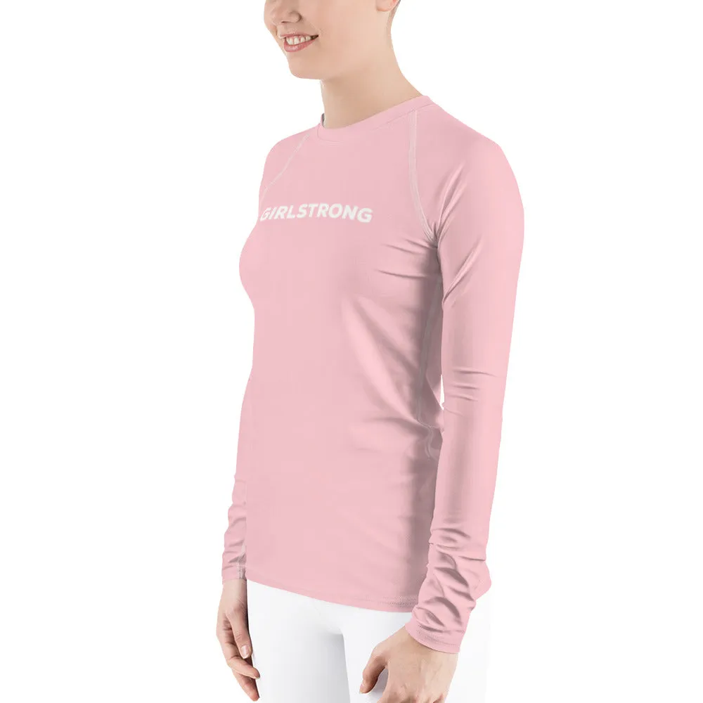 UPF 50 LONG SLEEVES RASH GUARD PRETTY PINK