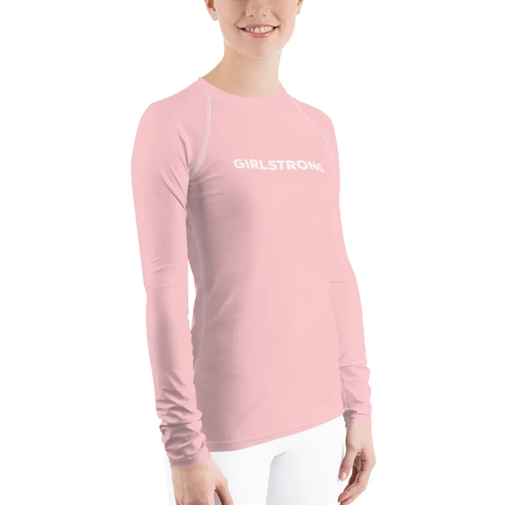 UPF 50 LONG SLEEVES RASH GUARD PRETTY PINK