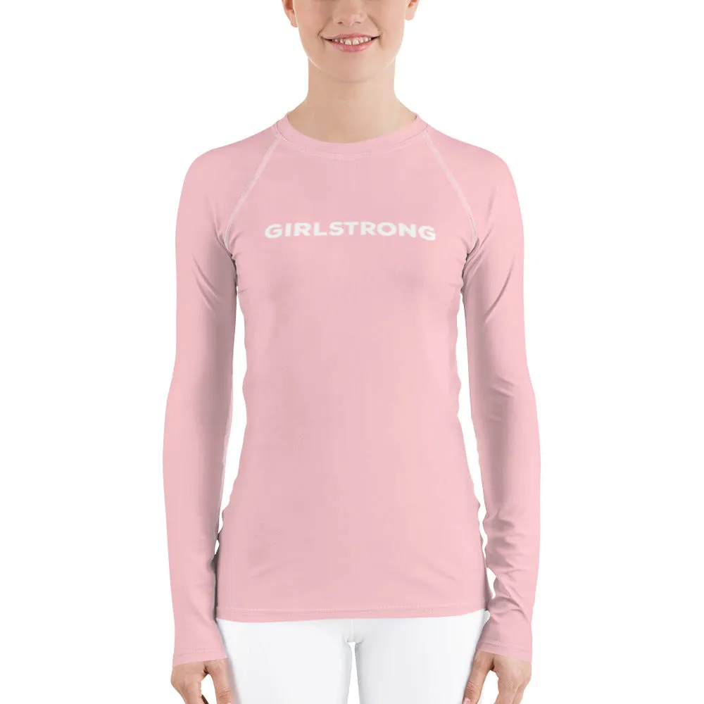 UPF 50 LONG SLEEVES RASH GUARD PRETTY PINK